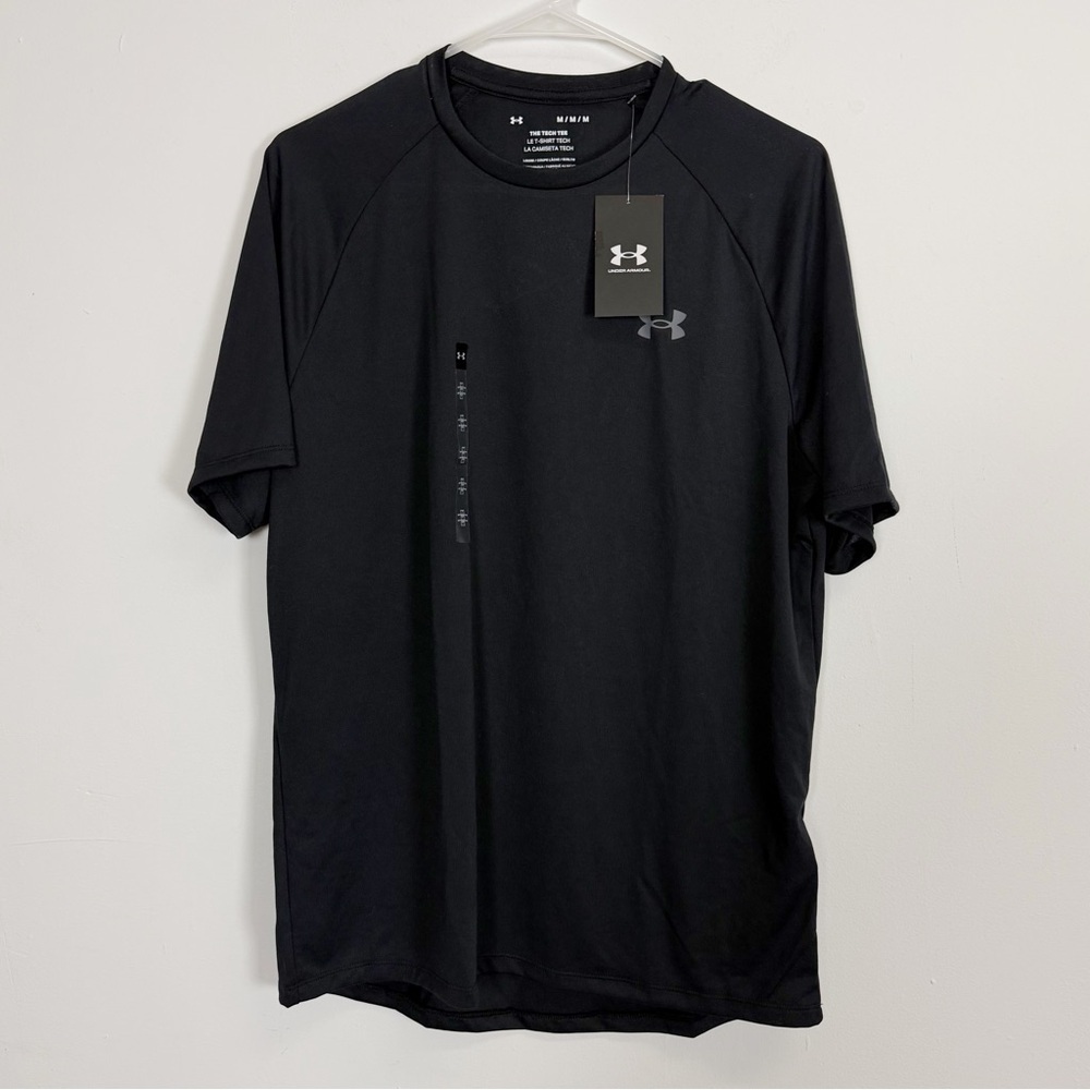 Under Armour The Tech 2.0 Short Sleeve T-Shirt Tee Mens Medium Black Loose NWT